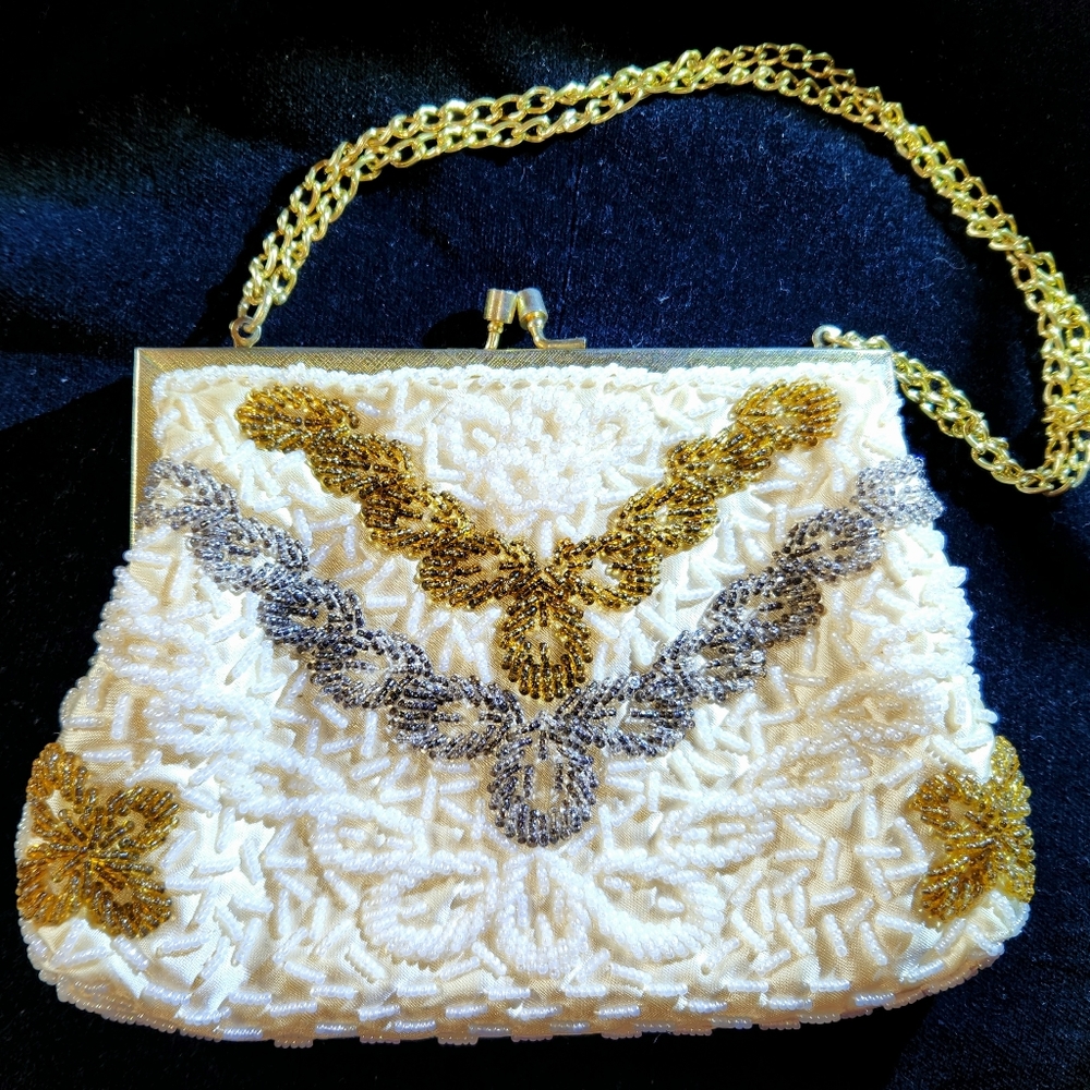 Vintage Tricolor LA Regale Purse/Clutch